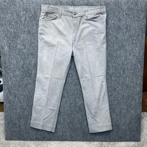 Vintage Levis Action Jeans gray Men's tag size 44 actual size 42x28 hemmed